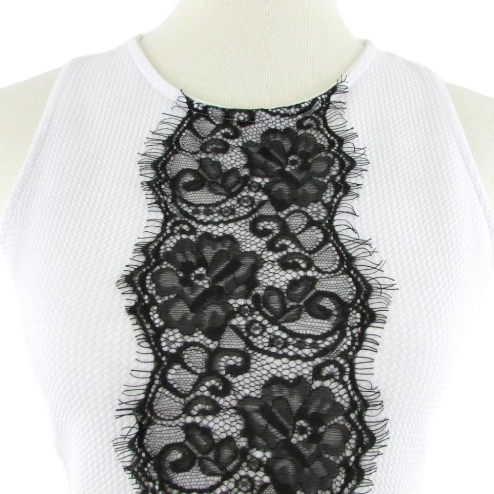 Waffle Texture Sleeveless Fit and Flare Dress - Picture 4 of 6